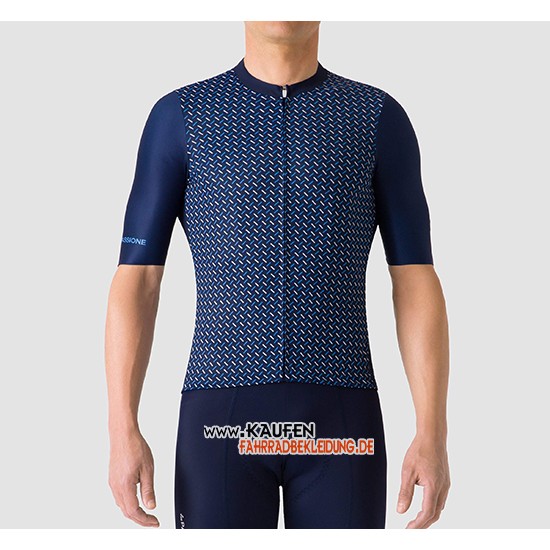 La Passione Kurzarmtrikot 2019 Und kurze Tragerhose Blau